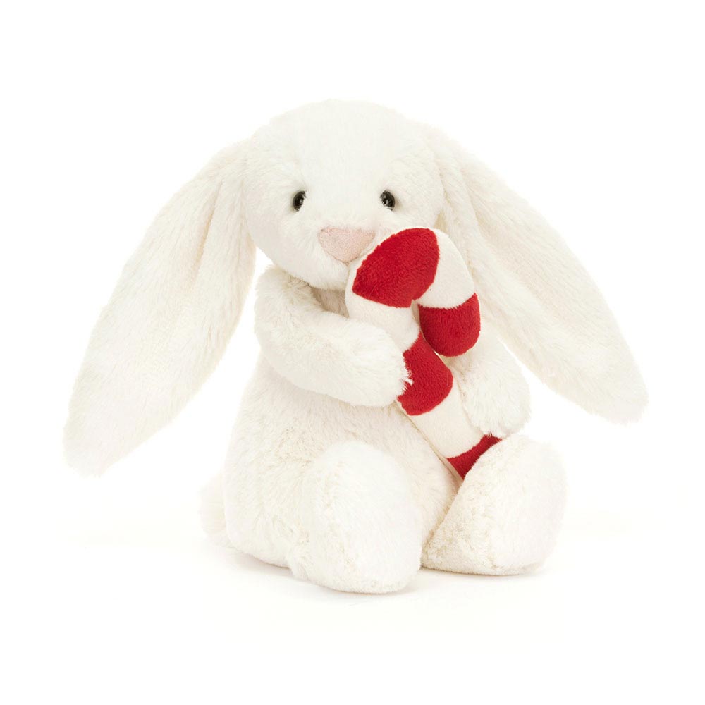 *Jellycat Bashful Bunny with Candy Cane - 7"