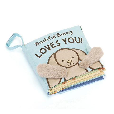 Jellycat Bashful Bunny Loves You Fabric Book