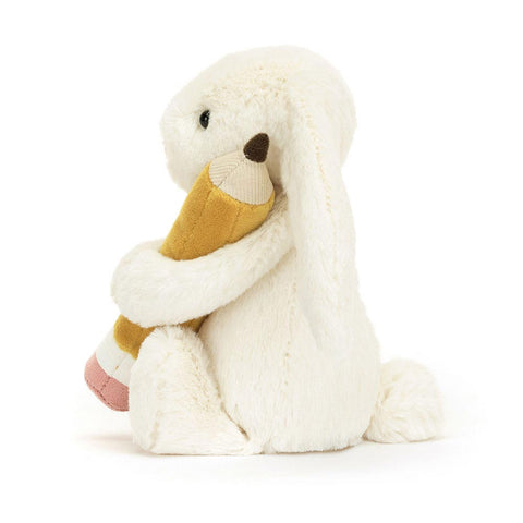 *Jellycat Bashful Bunny with Pencil - 7"