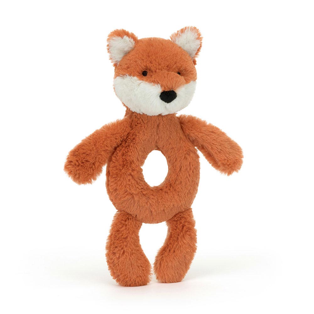 *Jellycat Bashful Fox Cub Ring Rattle