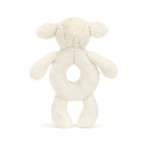 *Jellycat Bashful Lamb Ring Rattle