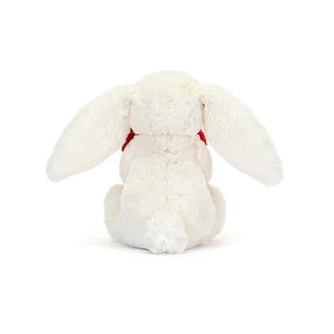 *Jellycat Bashful Red Heart Bunny Little - 7"