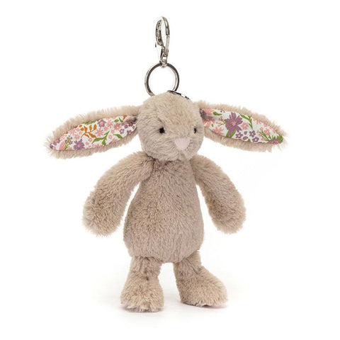 *Jellycat Blossom Beige Bunny Petal Bag Charm - 7"