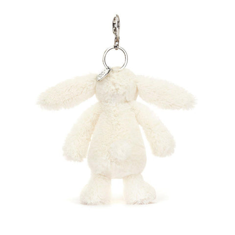 *Jellycat Blossom Cream Bunny Berry Bag Charm - 7"