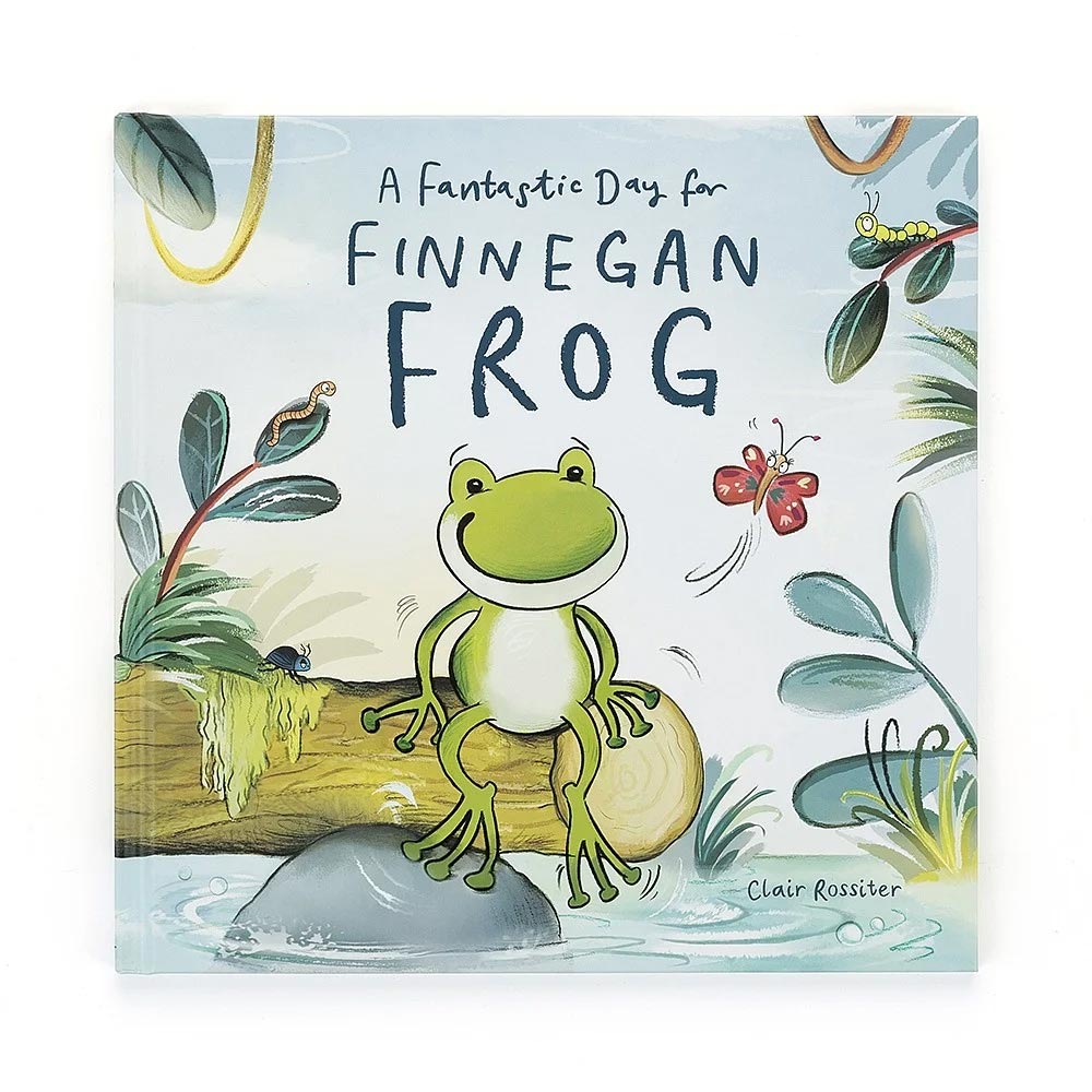 Jellycat A Fantastic Day for Finnegan Frog Book