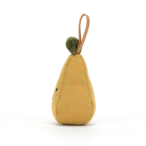 *Jellycat Festive Folly Pear Ornament - 4"