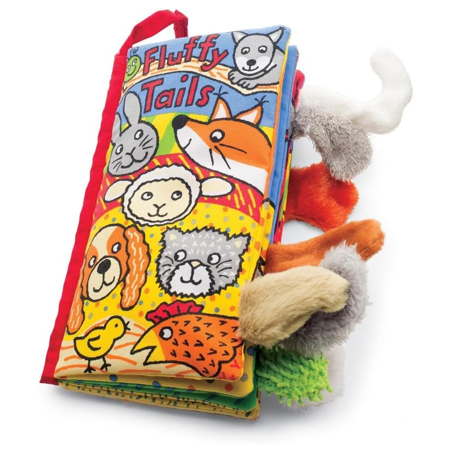 Jellycat Fluffy Tails Soft Activity Book