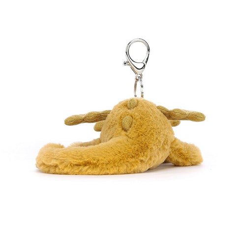 *Jellycat Golden Dragon Bag Charm - 8"