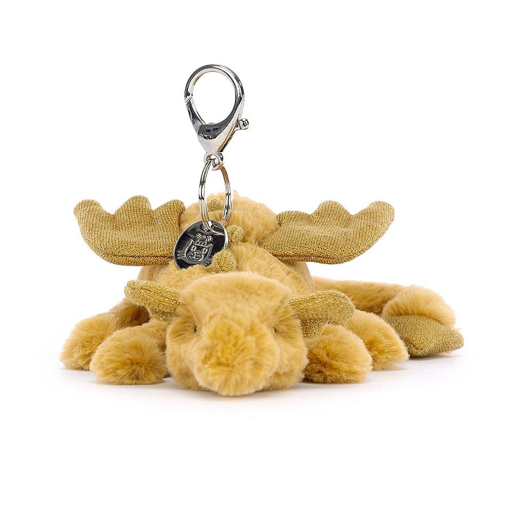 *Jellycat Golden Dragon Bag Charm - 8"