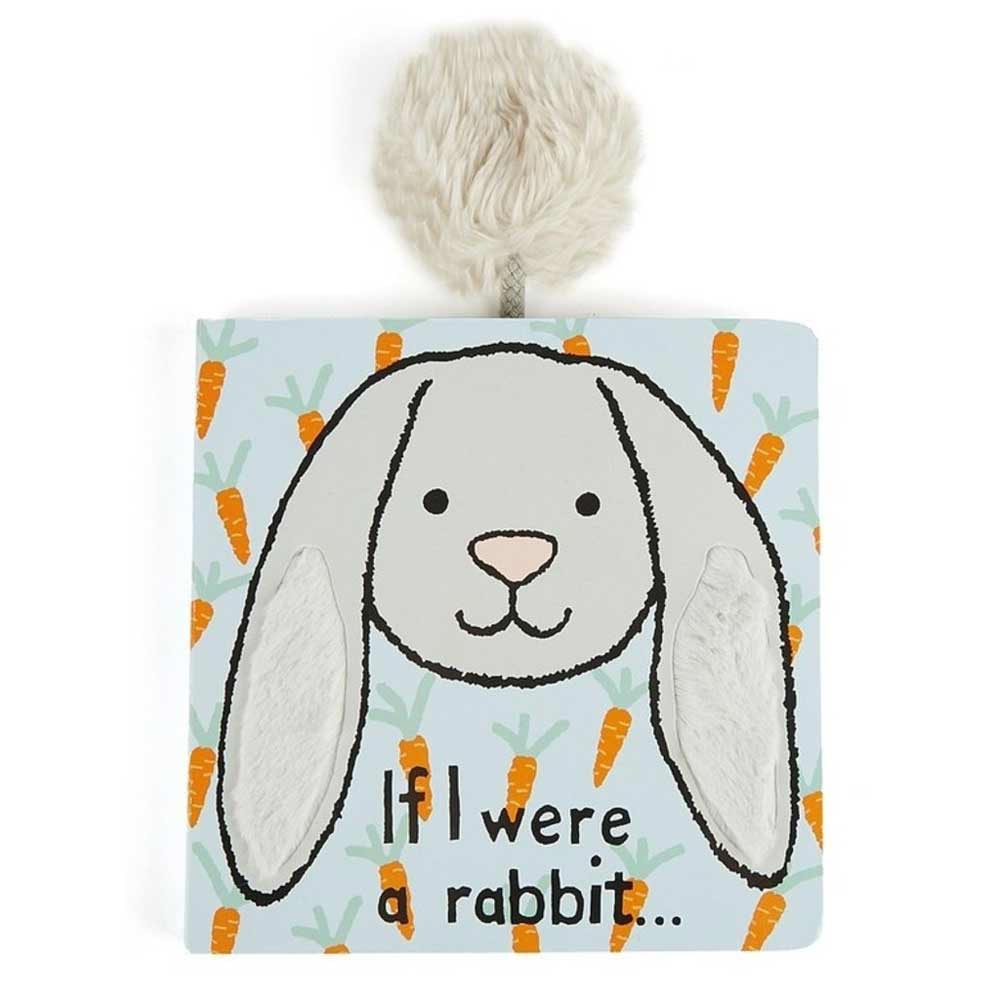 Jellycat If I Were a Rabbit Book - Silver