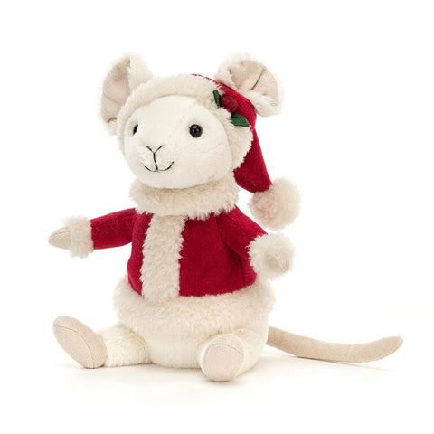 *Jellycat Merry Mouse - 7"