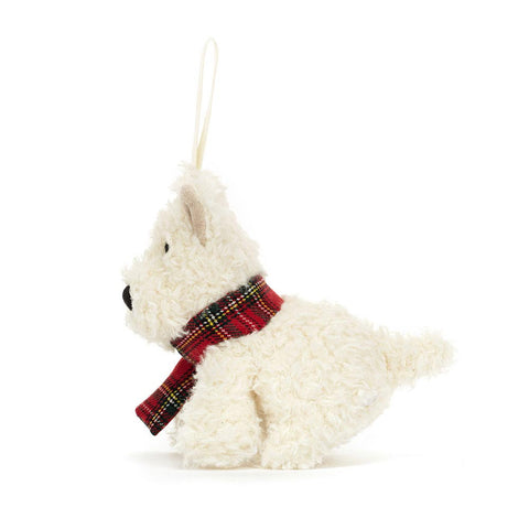 *Jellycat Munro Scottie Dog Ornament - 4"