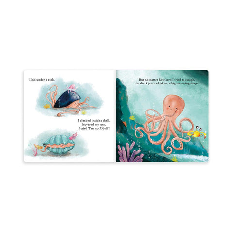 Jellycat The Fearless Octopus Book