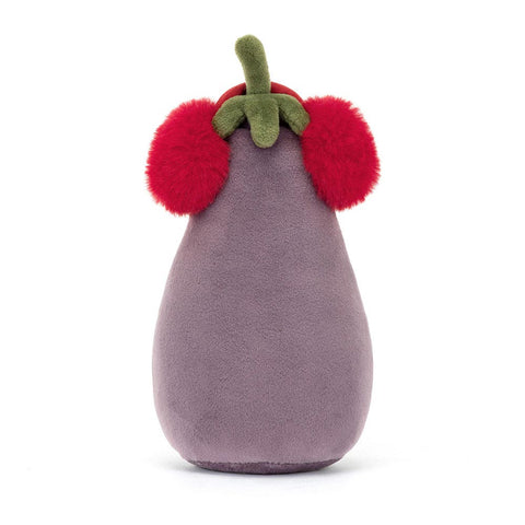 *Jellycat Toastie Vivacious Red Eggplant - 6"