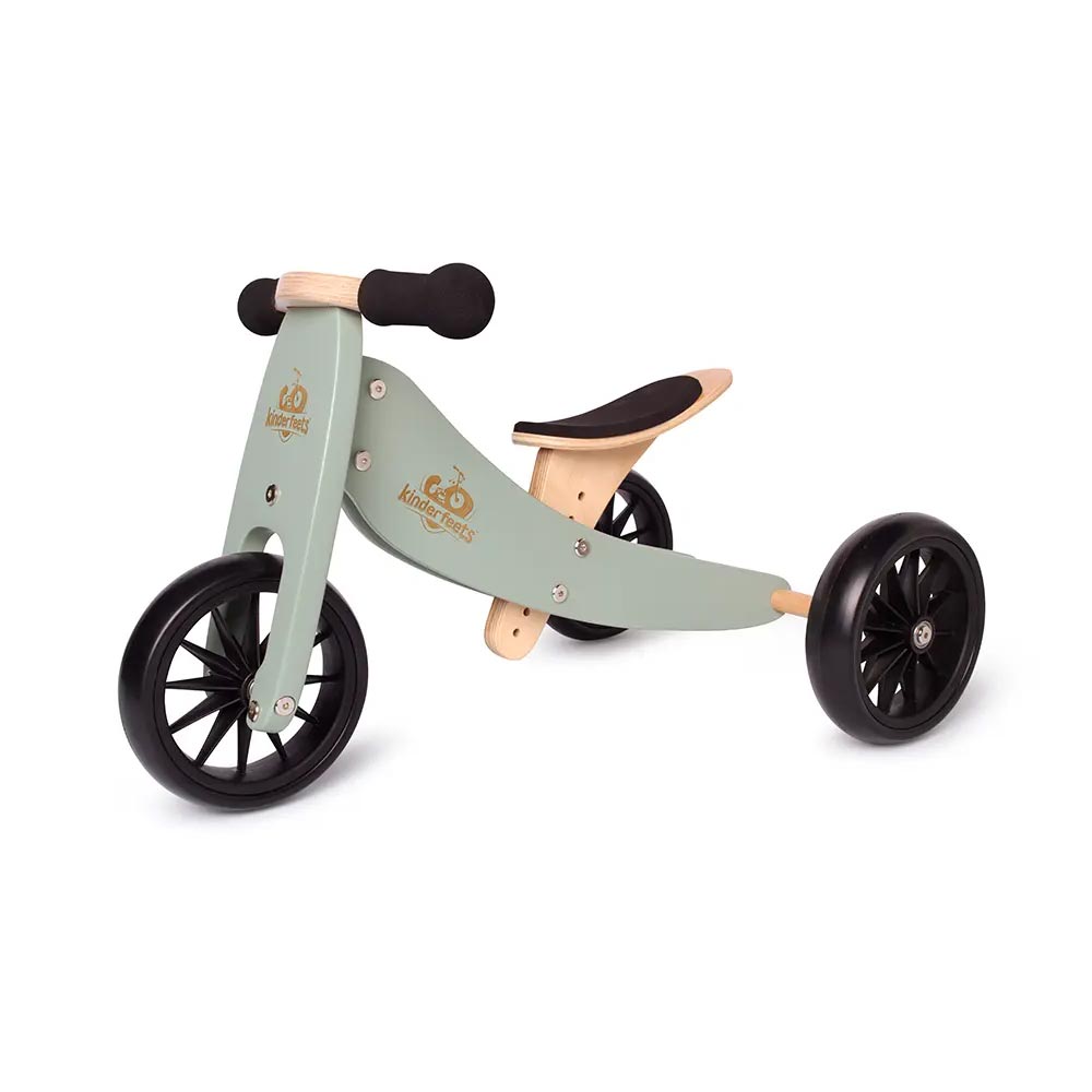 *Kinderfeets 2-in-1 Tiny Tot Balance Bike - Sage