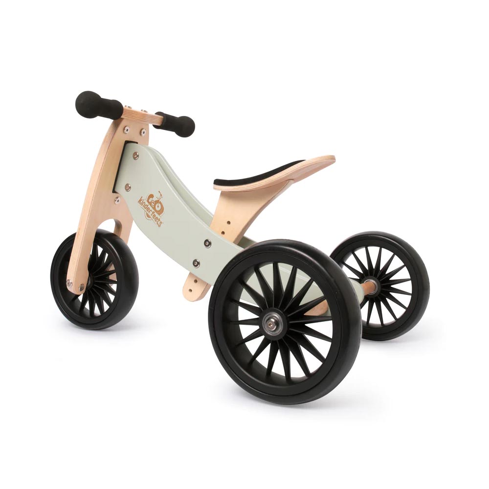 *Kinderfeets 2-in-1 Tiny Tot PLUS Balance Bike - Silver Sage