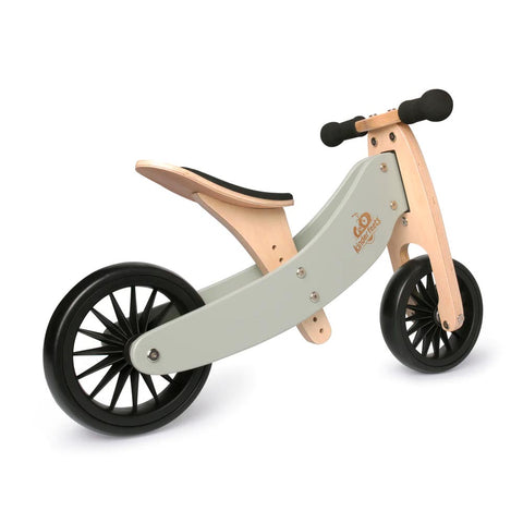 *Kinderfeets 2-in-1 Tiny Tot PLUS Balance Bike - Silver Sage