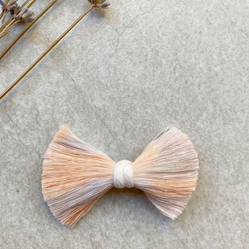 *Knotty Alex Daisy Macrame Bow Clip *CLEARANCE*