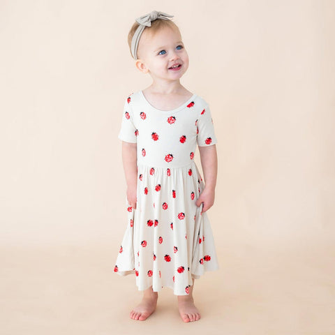 Kyte Baby Twirl Dress - Love Bug