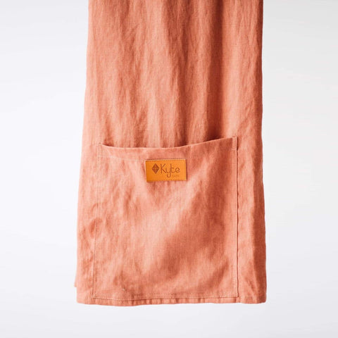 *Kyte Baby Linen Ring Sling - Redwood with Rose Gold Rings