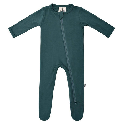 Kyte Baby Zippered Footie - Emerald