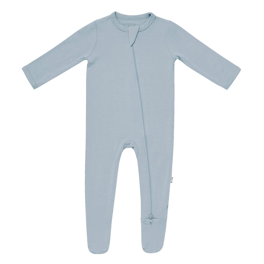 Kyte Baby Zippered Footie - Fog