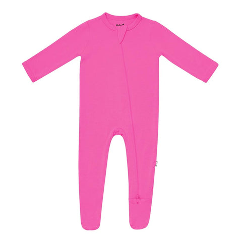 Kyte Baby Zippered Footie - Raspberry