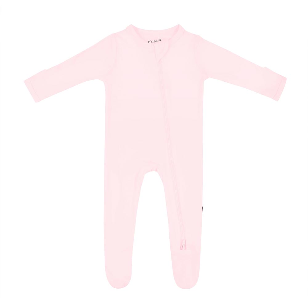 Kyte Baby Zippered Footie - Sakura