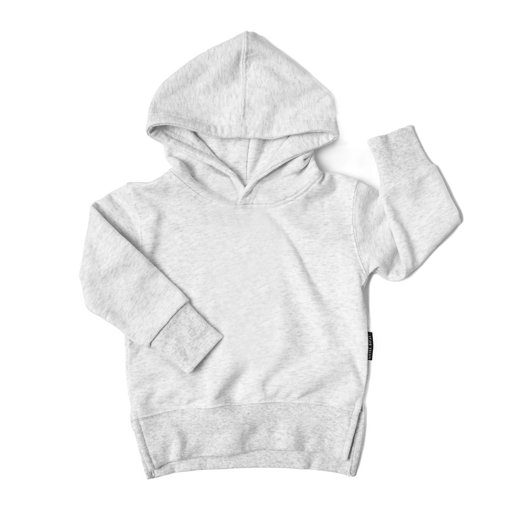 Little Bipsy Jersey Hoodie - Light Heather Grey *CLEARANCE*