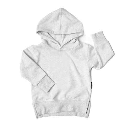 Little Bipsy Jersey Hoodie - Light Heather Grey *CLEARANCE*