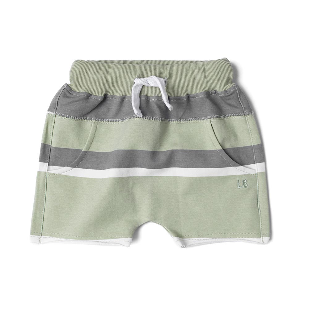 Little Bipsy Raw Edge Harem Short - Baja Stripe *CLEARANCE*