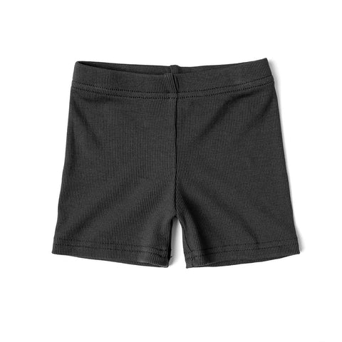 Little Bipsy Ribbed Biker Short - Charcoal (2024 Version) *CLEARANCE*