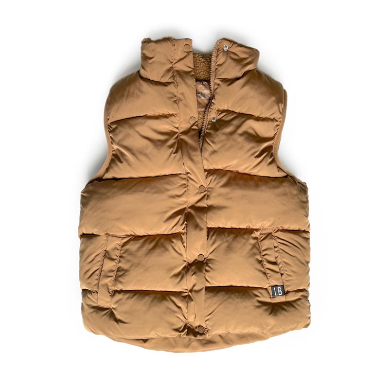 Little Bipsy Puffer Vest - Sand *CLEARANCE*