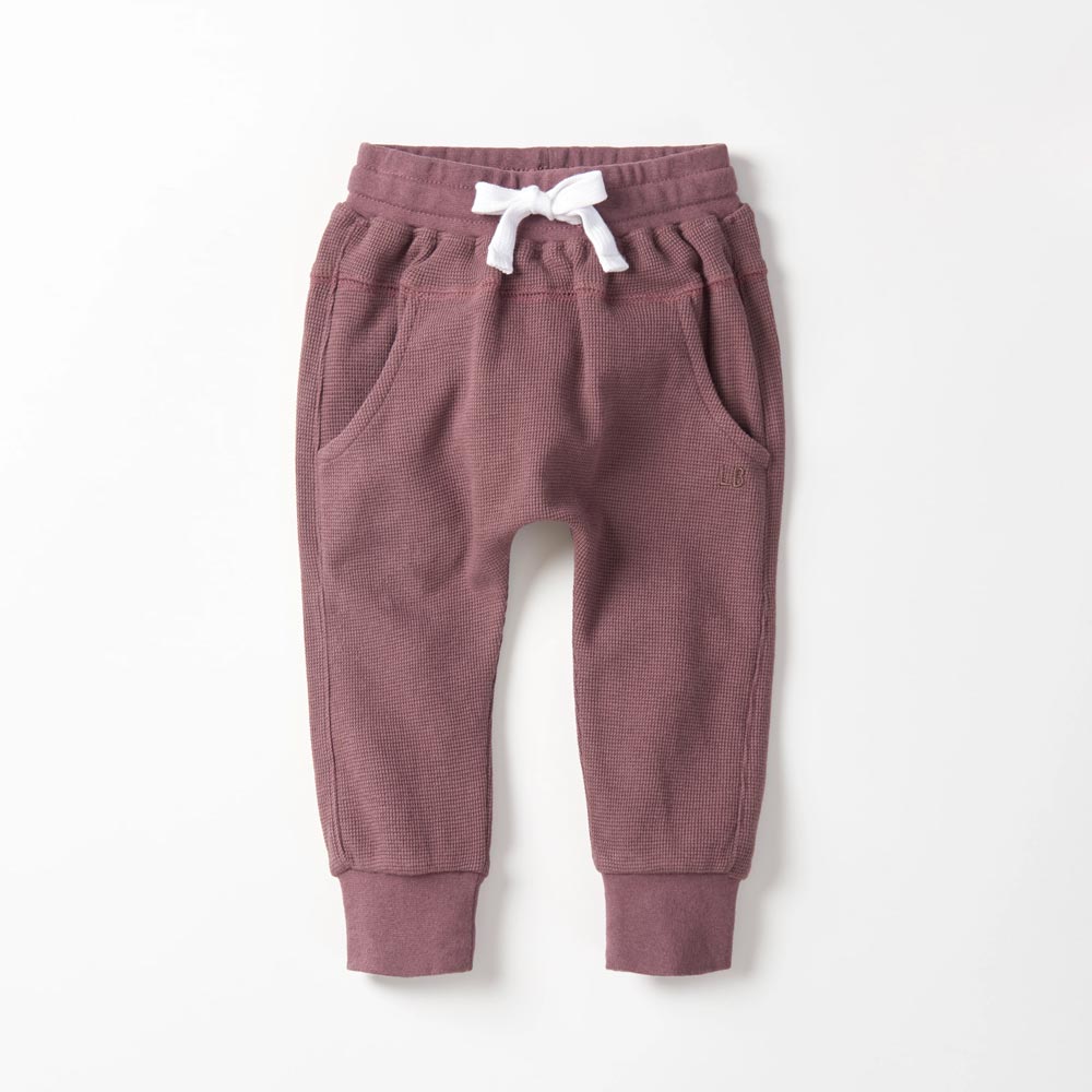 Little Bipsy Waffle Jogger - Huckleberry