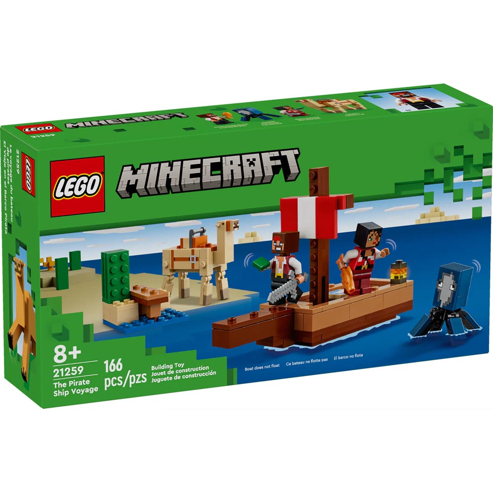 *LEGO Minecraft The Pirate Ship Voyage