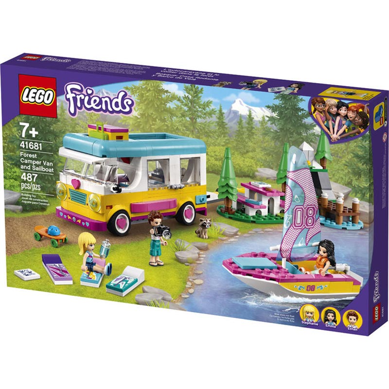 *LEGO Friends Forest Camper Van & Sailboat