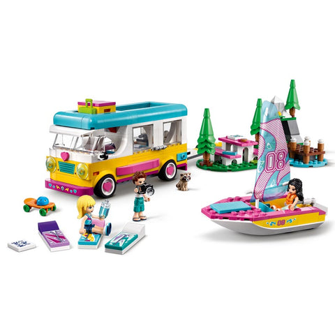 *LEGO Friends Forest Camper Van & Sailboat