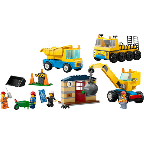 *LEGO City Construction Trucks & Wrecking Ball Crane