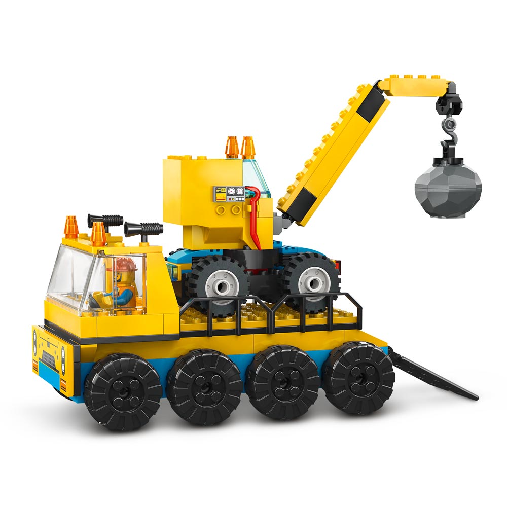 *LEGO City Construction Trucks & Wrecking Ball Crane