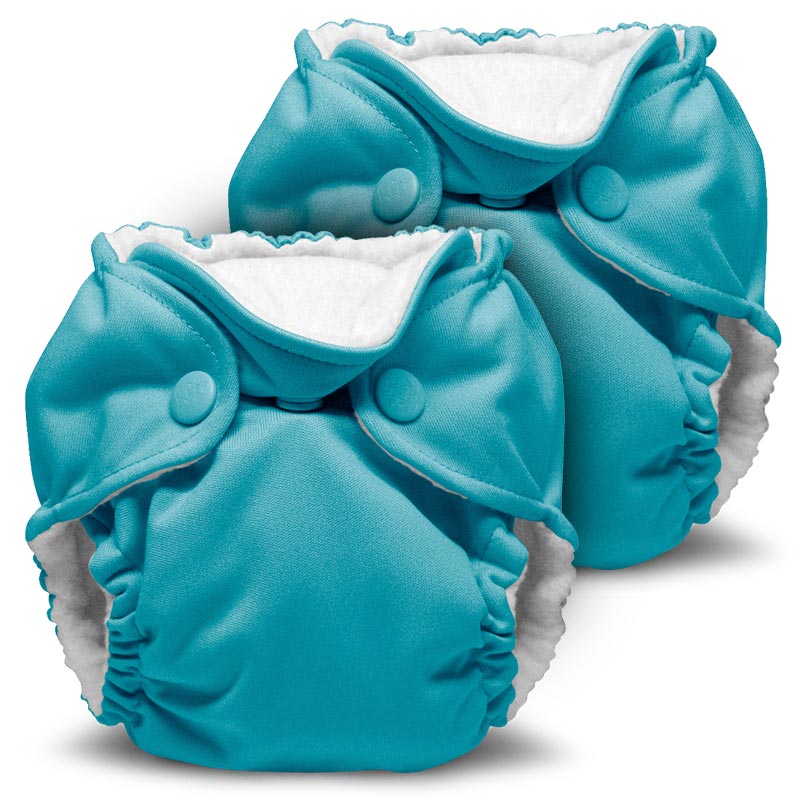 Aquarius Lil Joey Newborn All-in-One Cloth Diaper 2-Pack - Lagoon Baby + Toy Shoppe