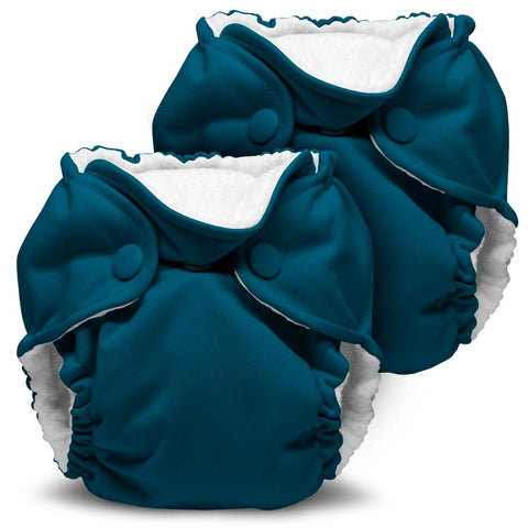 Caribbean Lil Joey Newborn All-in-One Cloth Diaper 2-Pack - Lagoon Baby + Toy Shoppe