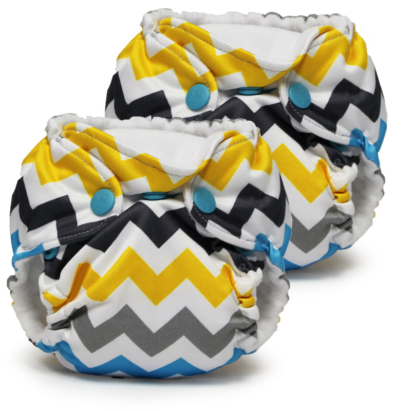 Charlie Lil Joey Newborn All-in-One Cloth Diaper 2-Pack - Lagoon Baby + Toy Shoppe