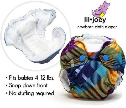 Rumparooz Lil Joey Newborn/Preemie All-in-One Cloth Diaper - 2 pack