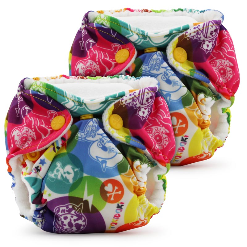 Toki Corno Lil Joey Newborn All-in-One Cloth Diaper 2-Pack - Lagoon Baby + Toy Shoppe