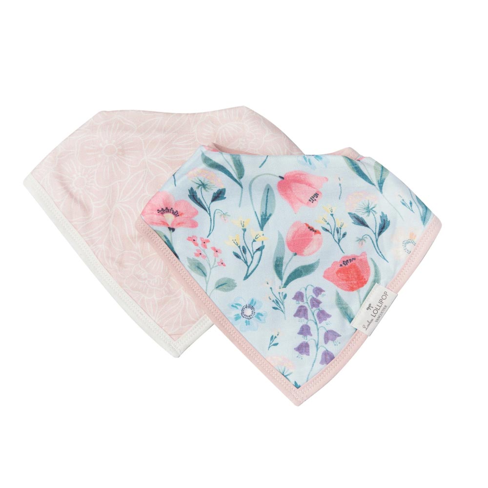 Loulou Lollipop Bandana Bib Set