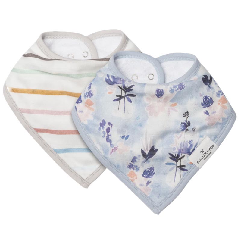 Loulou Lollipop Bandana Bib Set