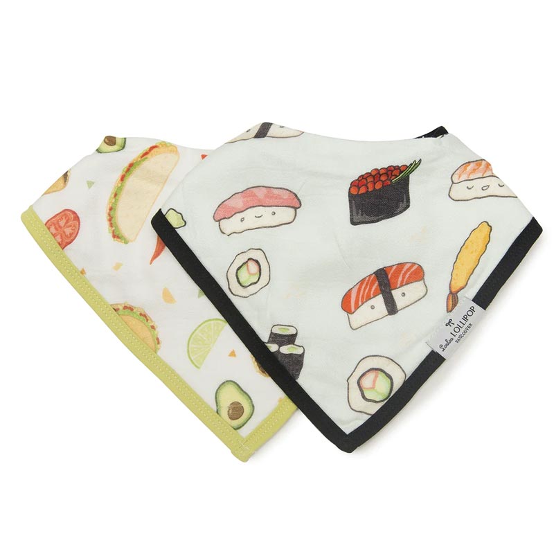 Loulou Lollipop Bandana Bib Set