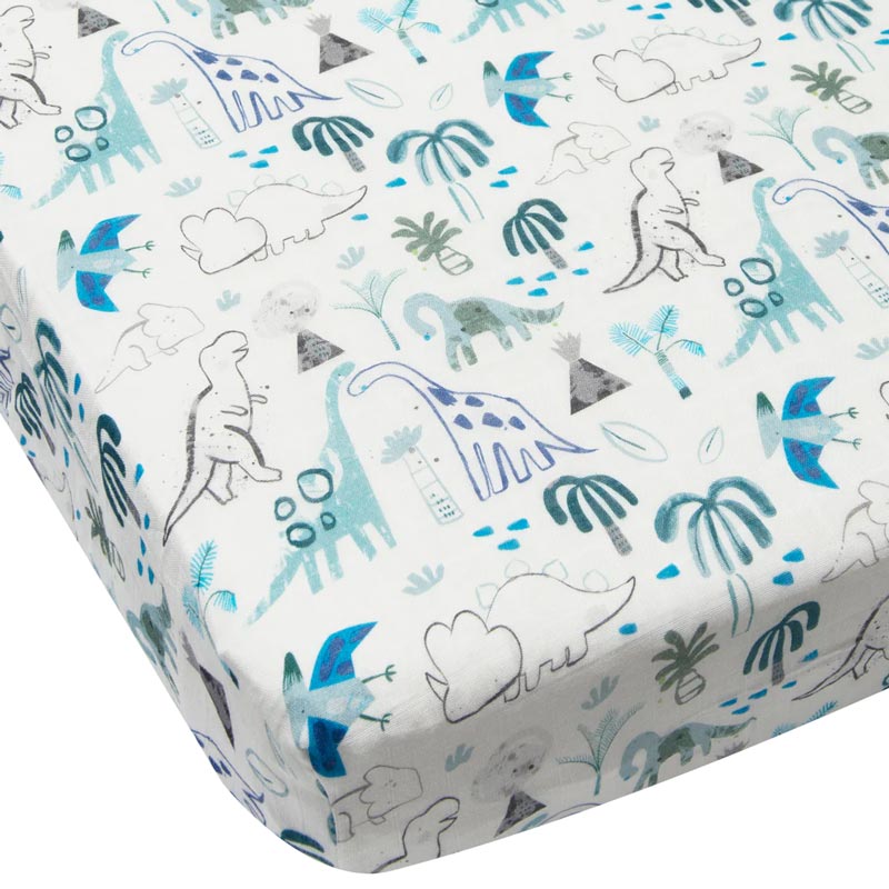 Loulou Lollipop Muslin Fitted Crib Sheet