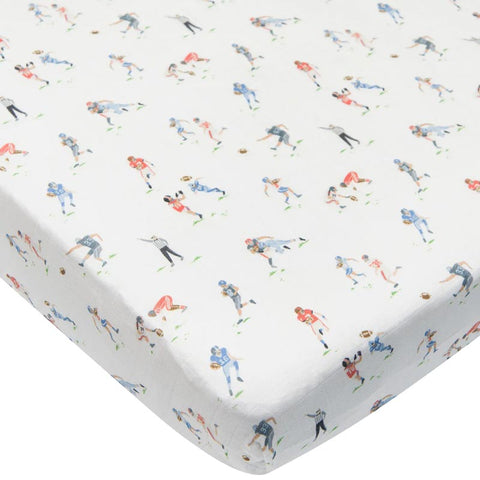 Loulou Lollipop Muslin Fitted Crib Sheet