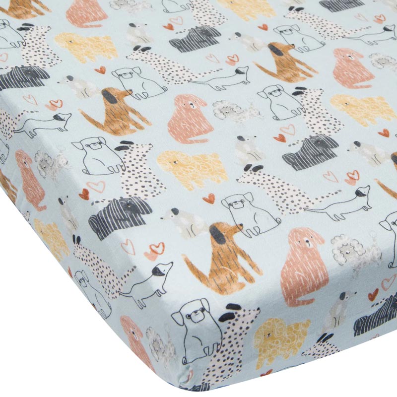 Loulou Lollipop Muslin Fitted Crib Sheet